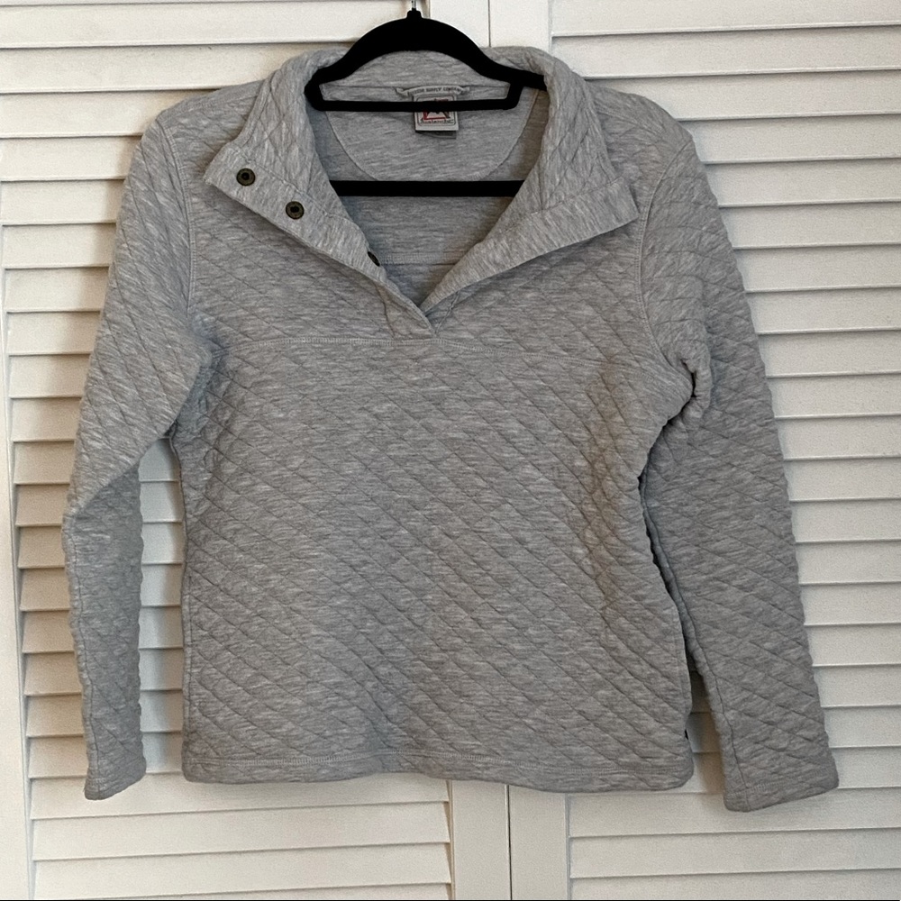 - Avalanche Grey Quilted Sweater